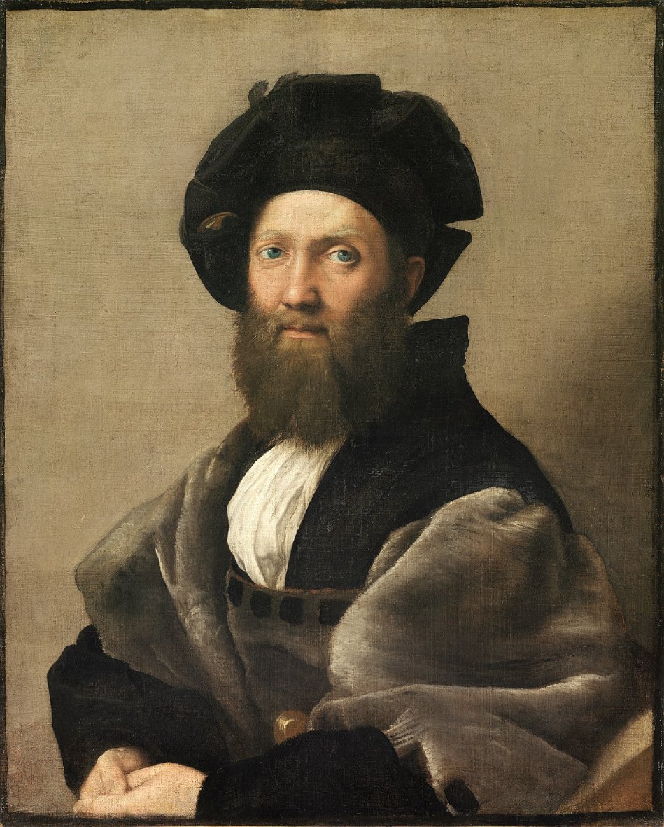 Raffaello, Ritratto di Baldassarre Castiglione, 1516-19