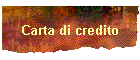 Carta di credito